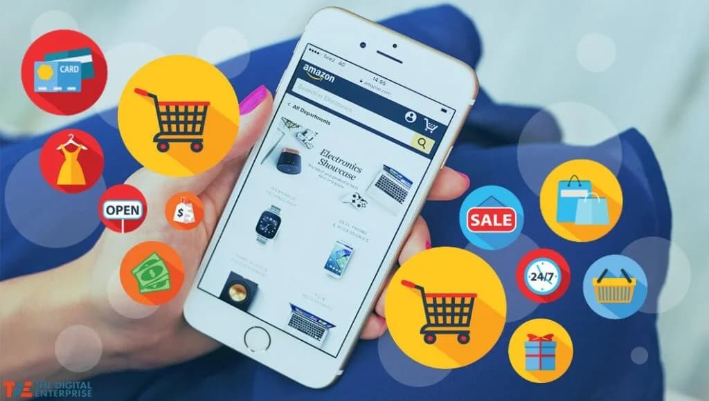 Visual representation of Online Store Mobile App service